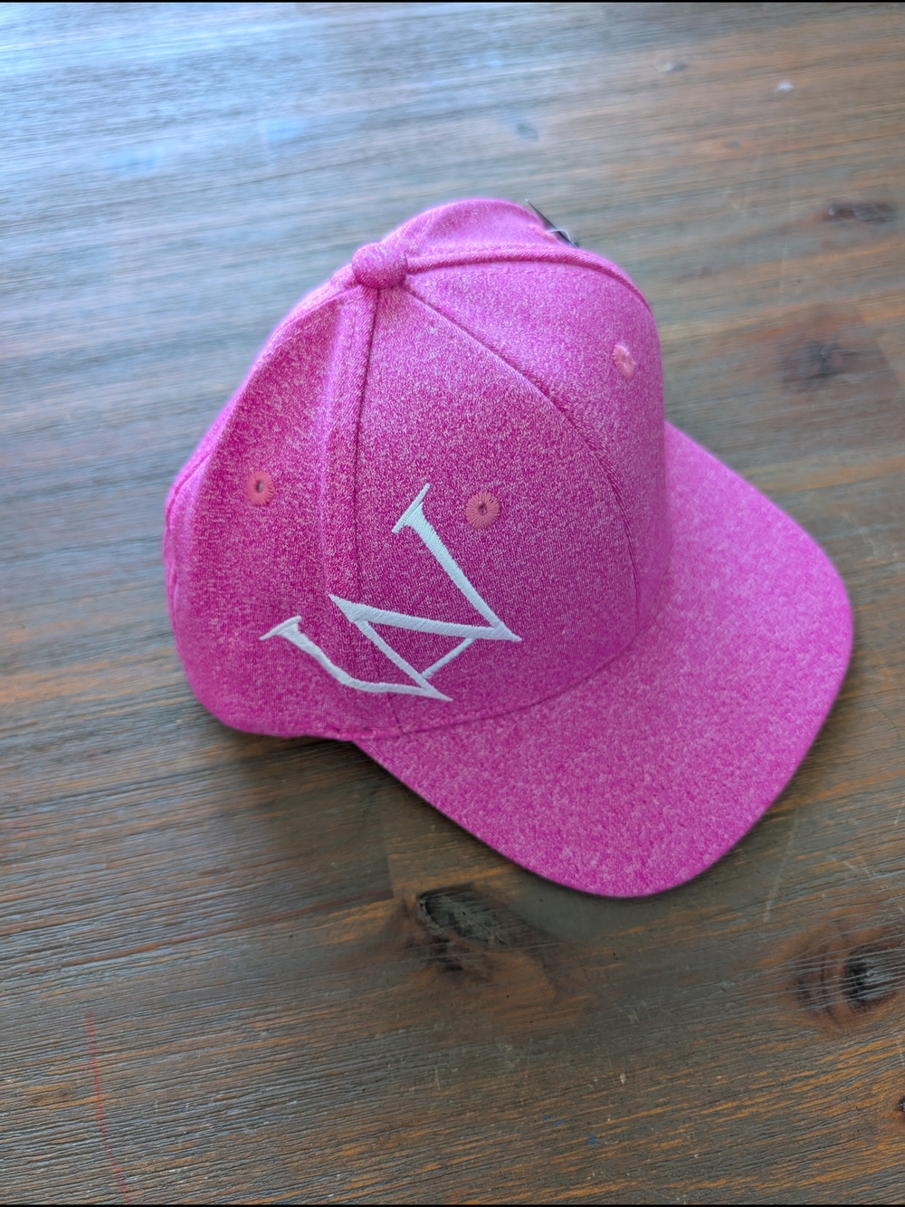 Girls' Bright Pink Cap with White 'W' Accent